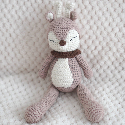 Reindeer, Handmade Crochet, Finished Toy, Amigurumi, Doll, Gifts