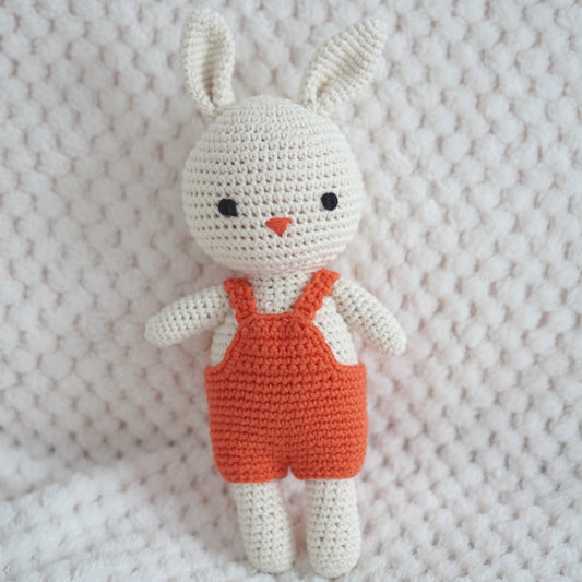Bunny, Handmade Crochet, Finished Toy, Amigurumi, Doll, Gifts